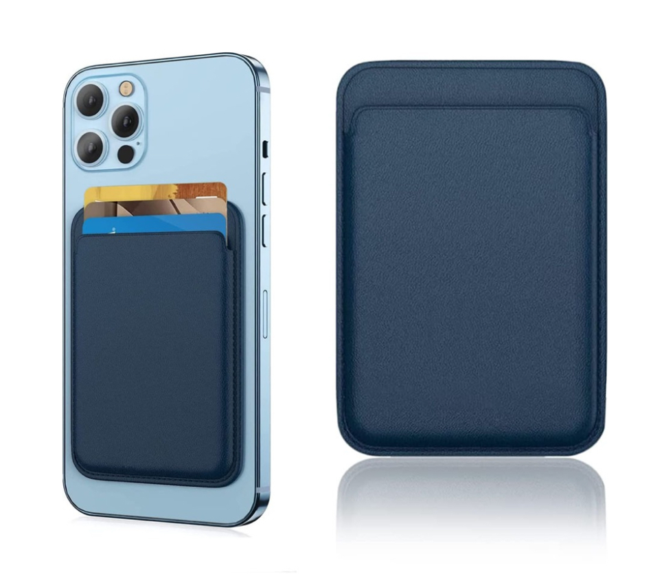 Tarjetero Magnético Funbu color Azul para iPhone