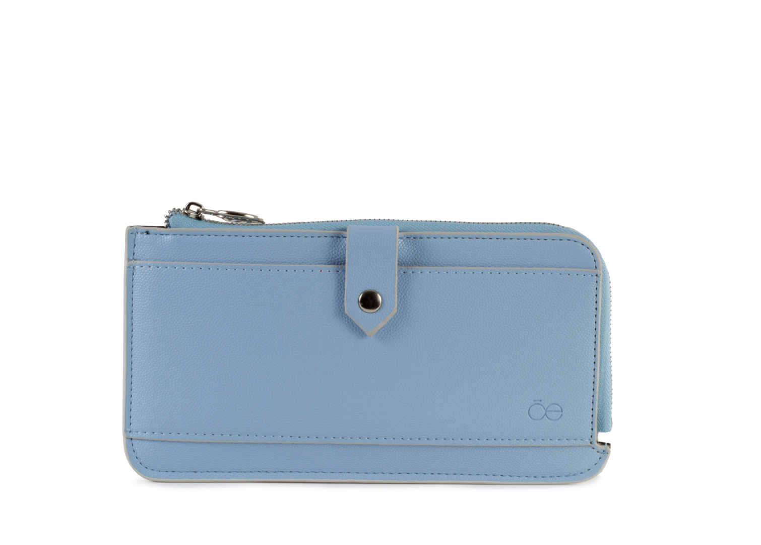 Cartera FUNBU unisex color azul de piel