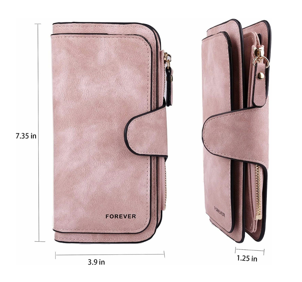 Foto 3 pulgar | Cartera con Monedero Forever Rosa para Mujer