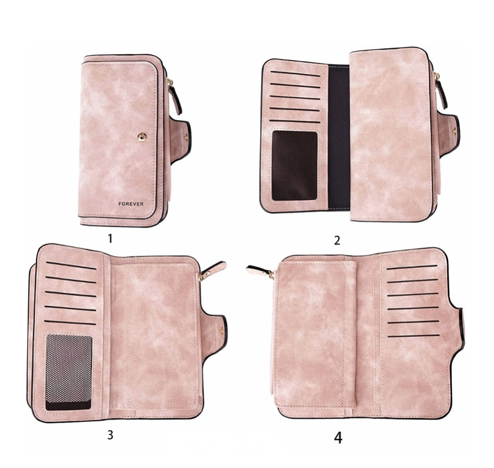 Foto 4 pulgar | Cartera con Monedero Forever Rosa para Mujer