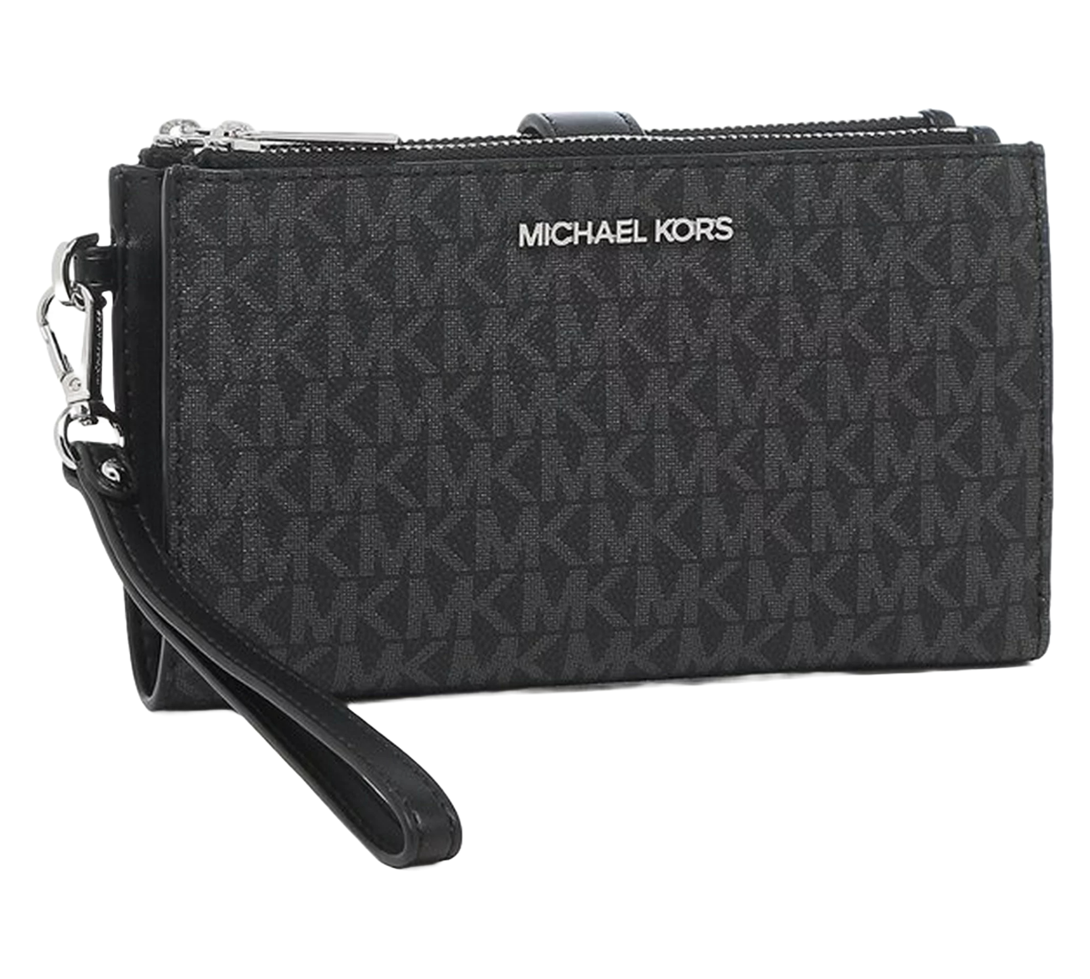 Cartera Michael Kors Wristlet Double Zip 35f8stvm0b Negro