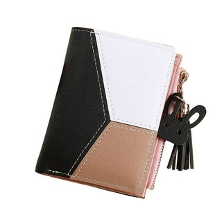 Foto 1 | Monedero De Mujer Con Elegante Llavero Negro