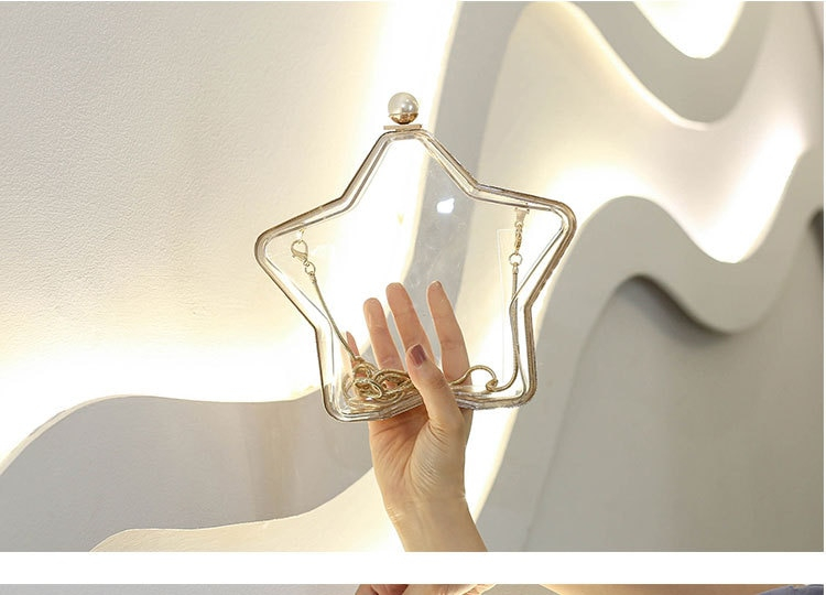 Foto 2 pulgar | Venta Internacional - Bolso Transparente Fashion Star Para Mujer