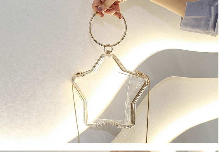 Foto 3 pulgar | Venta Internacional - Bolso Transparente Fashion Star Para Mujer