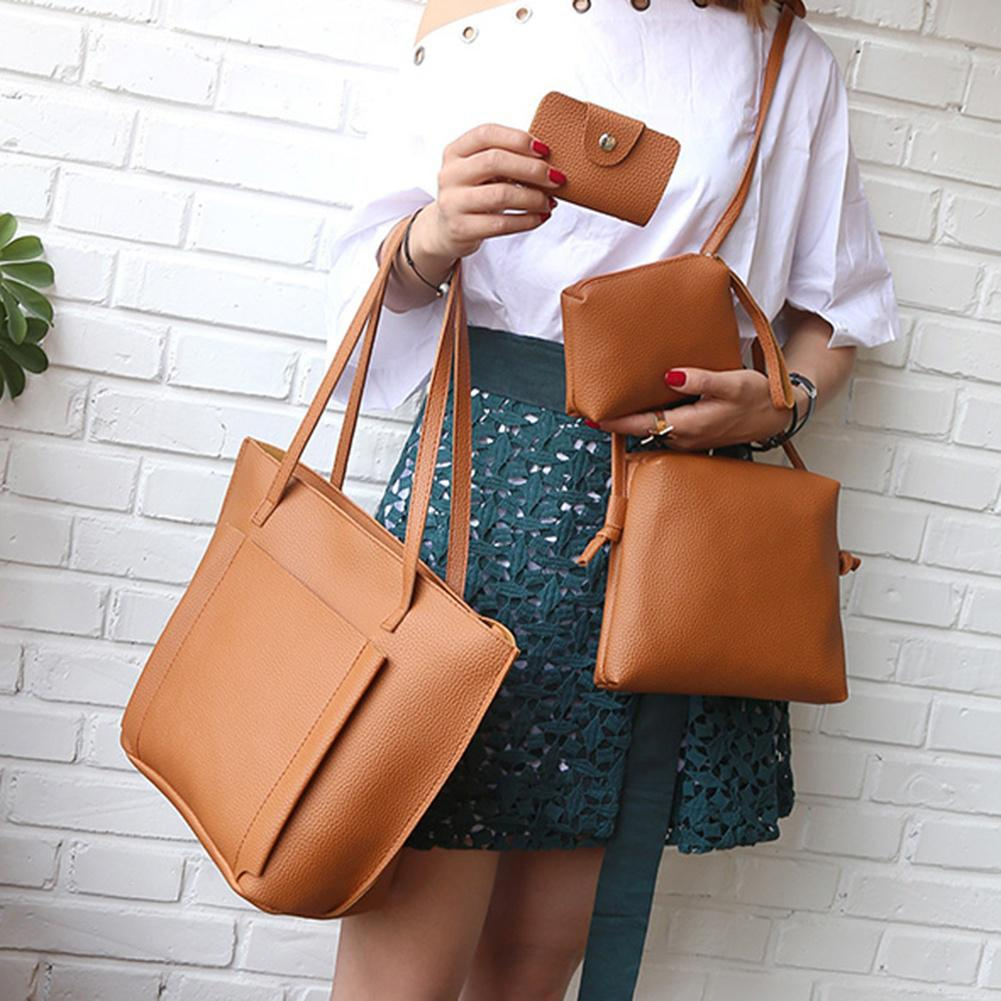 Foto 2 | Venta Internacional - Bolsas de Color Sólido 4 Piezas