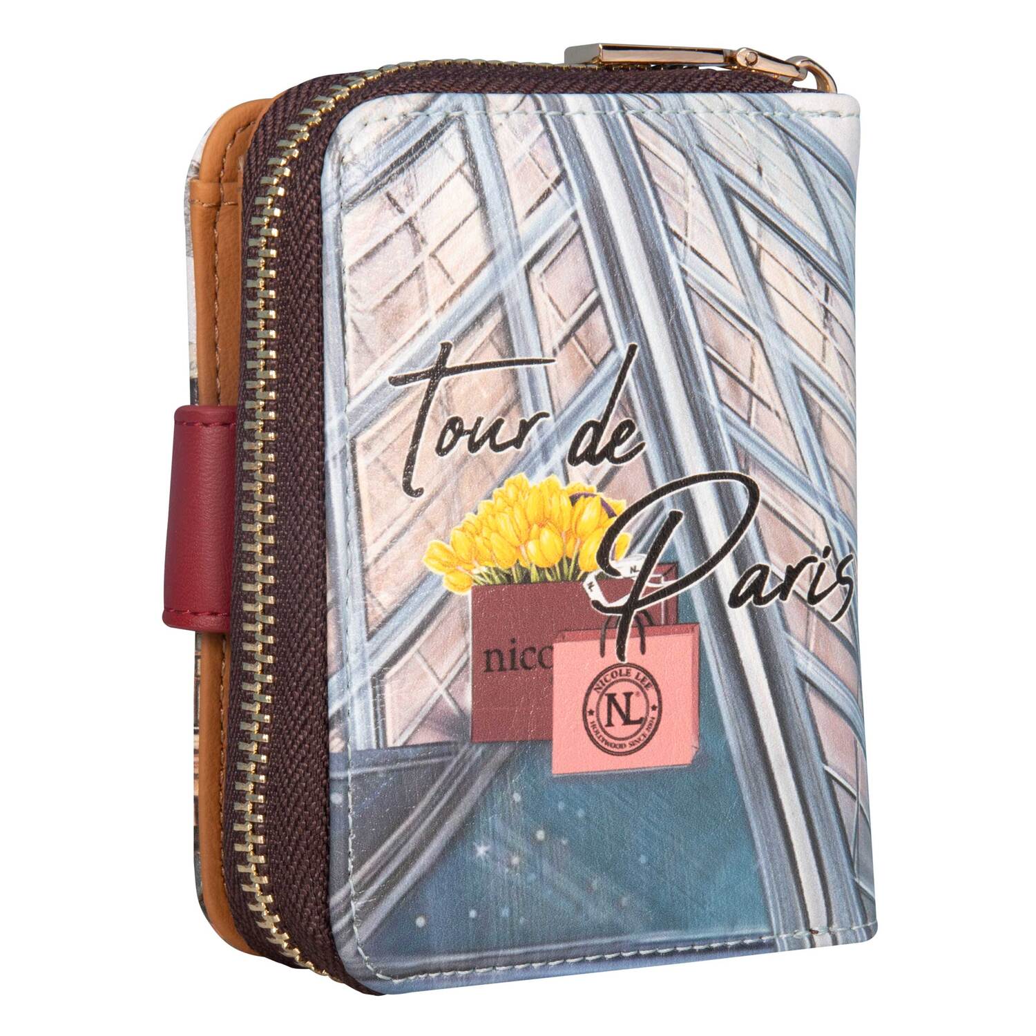 Foto 5 pulgar | Cartera Nicole Lee Heart Bifold Wallet para Mujer
