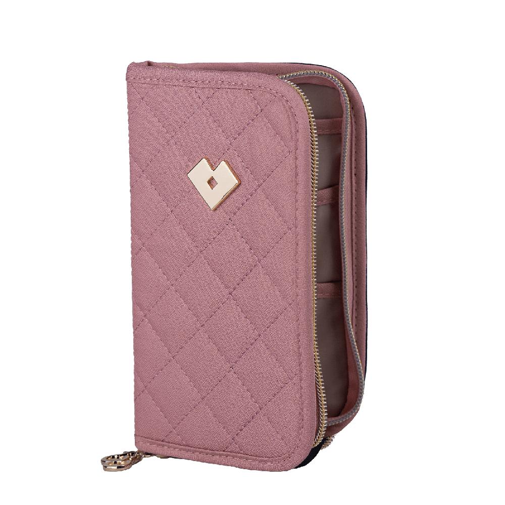 Cartera Monedero Luckyly Nicky Rosa para Mujer