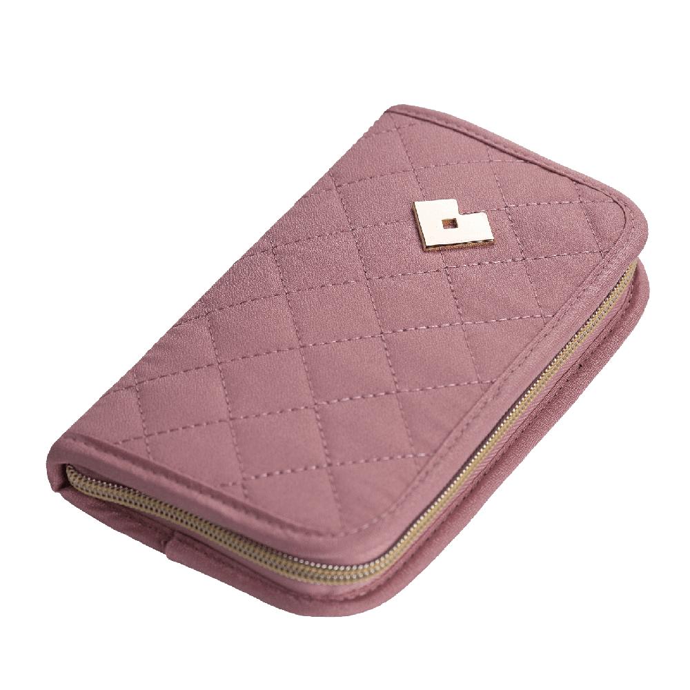 Foto 4 pulgar | Cartera Monedero Luckyly Nicky Rosa para Mujer