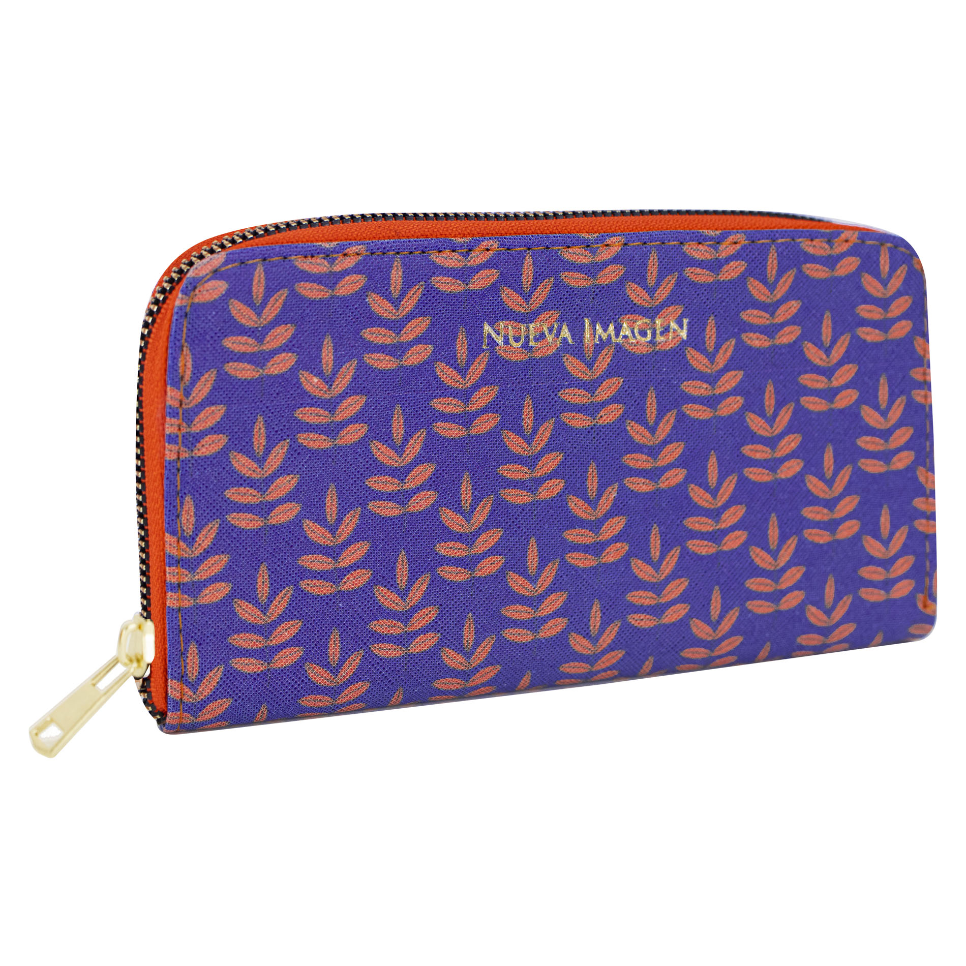 Foto 2 | Cartera Nueva Imagen Est. 3 Naranja para Mujer