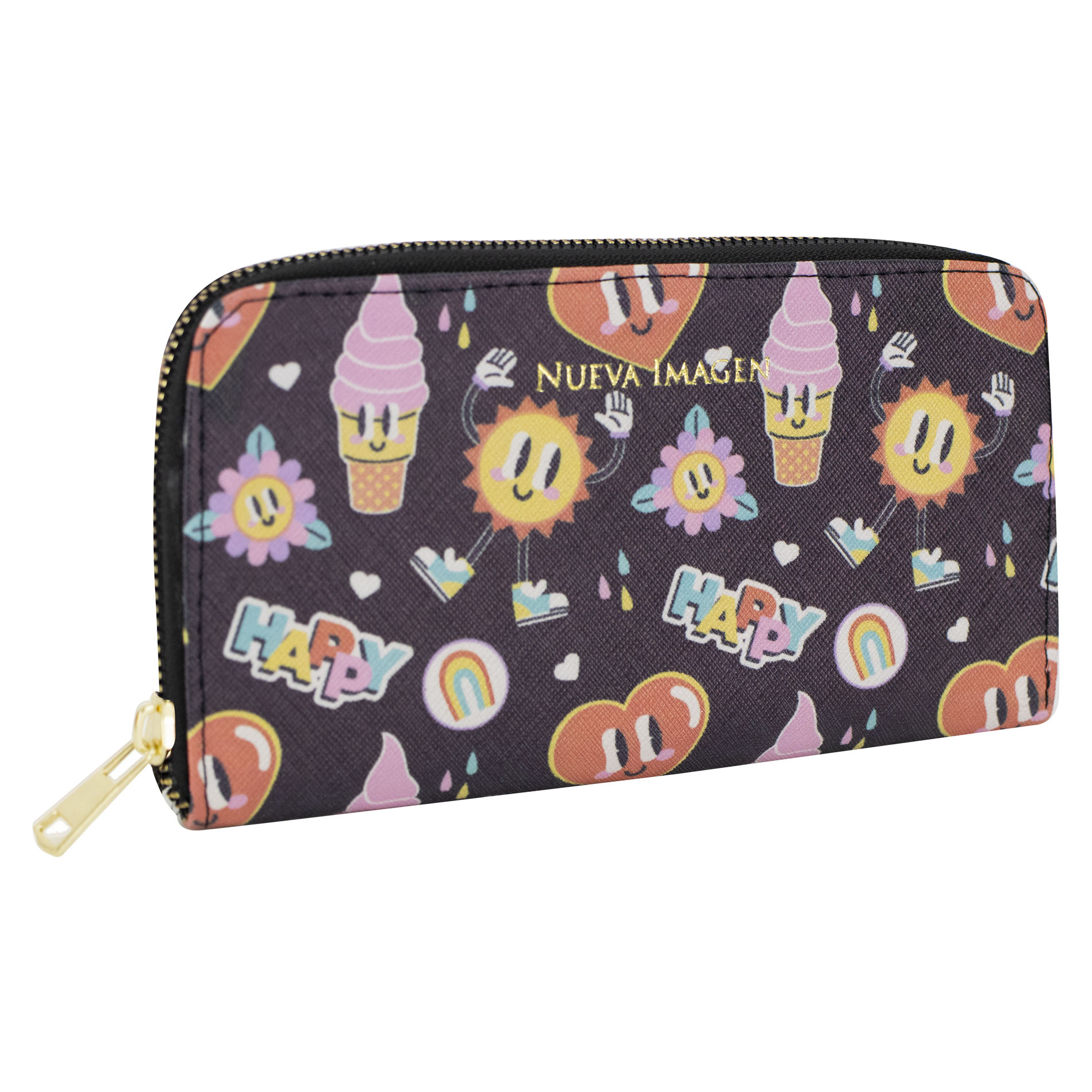 Foto 2 | Cartera Nueva Imagen Est. 3 Negra para Mujer