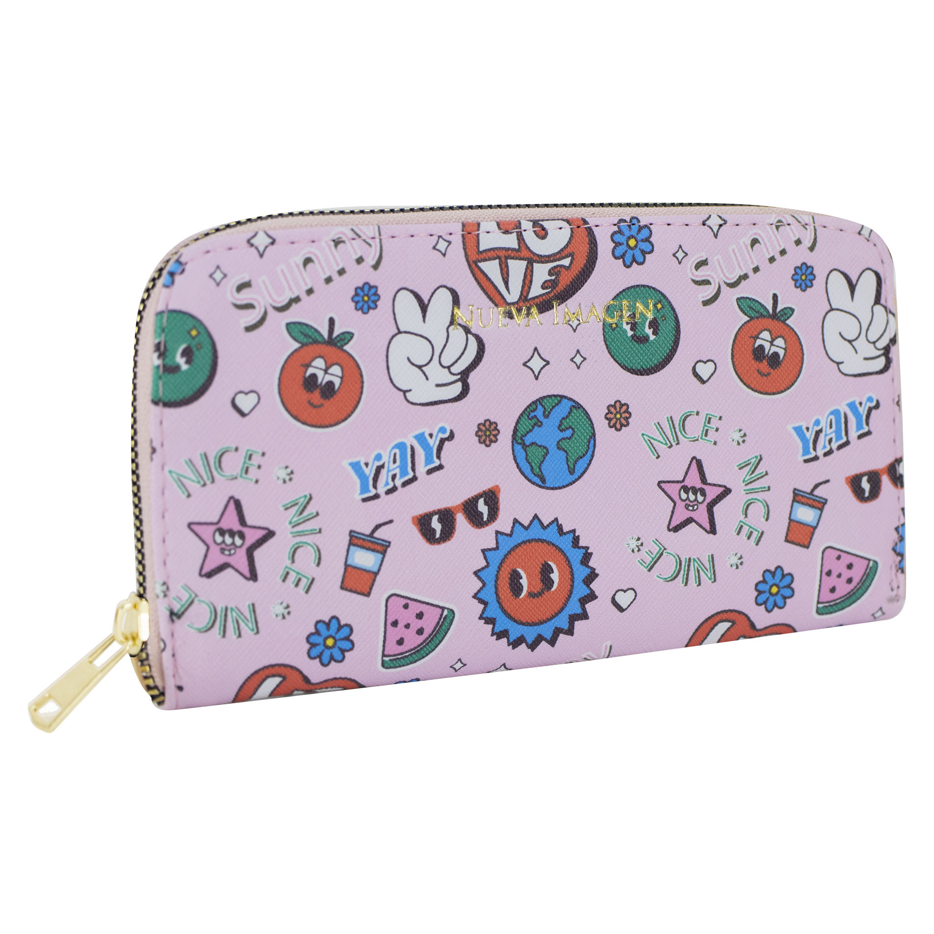 Foto 2 | Cartera Para Dama Nueva Imagen Rosa Nice Love