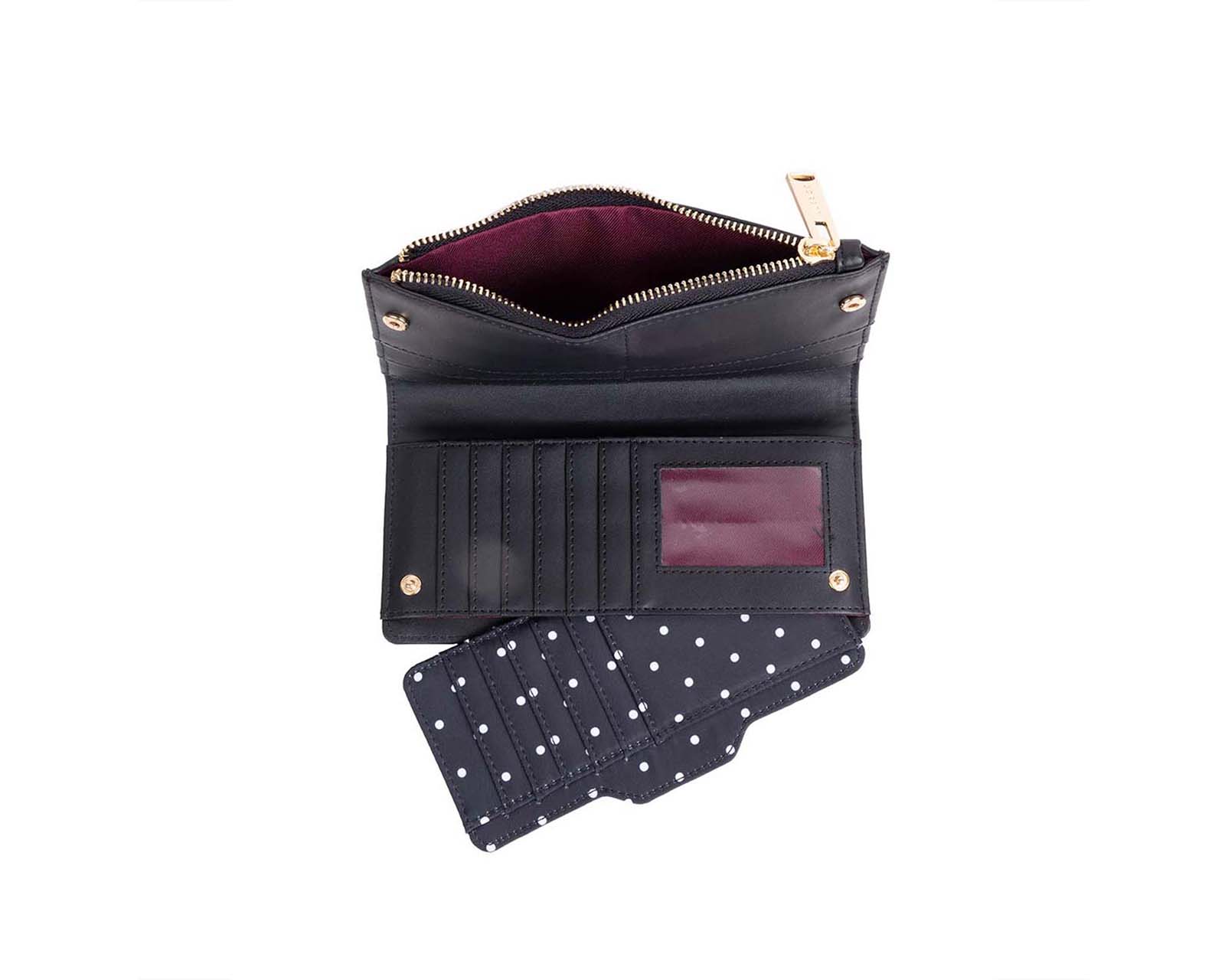 Foto 8 pulgar | Cartera Gorett Negra para Mujer