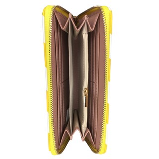Foto 2 | Cartera para Dama Polo Guy de Vinil Moderna Amarillo