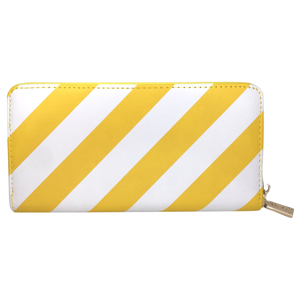 Foto 4 pulgar | Cartera para Dama Polo Guy de Vinil Moderna Amarillo
