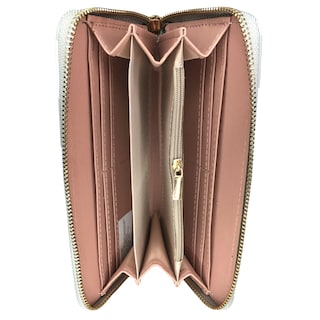 Foto 2 | Cartera para Dama Polo Guy de Vinil Moderna Plata