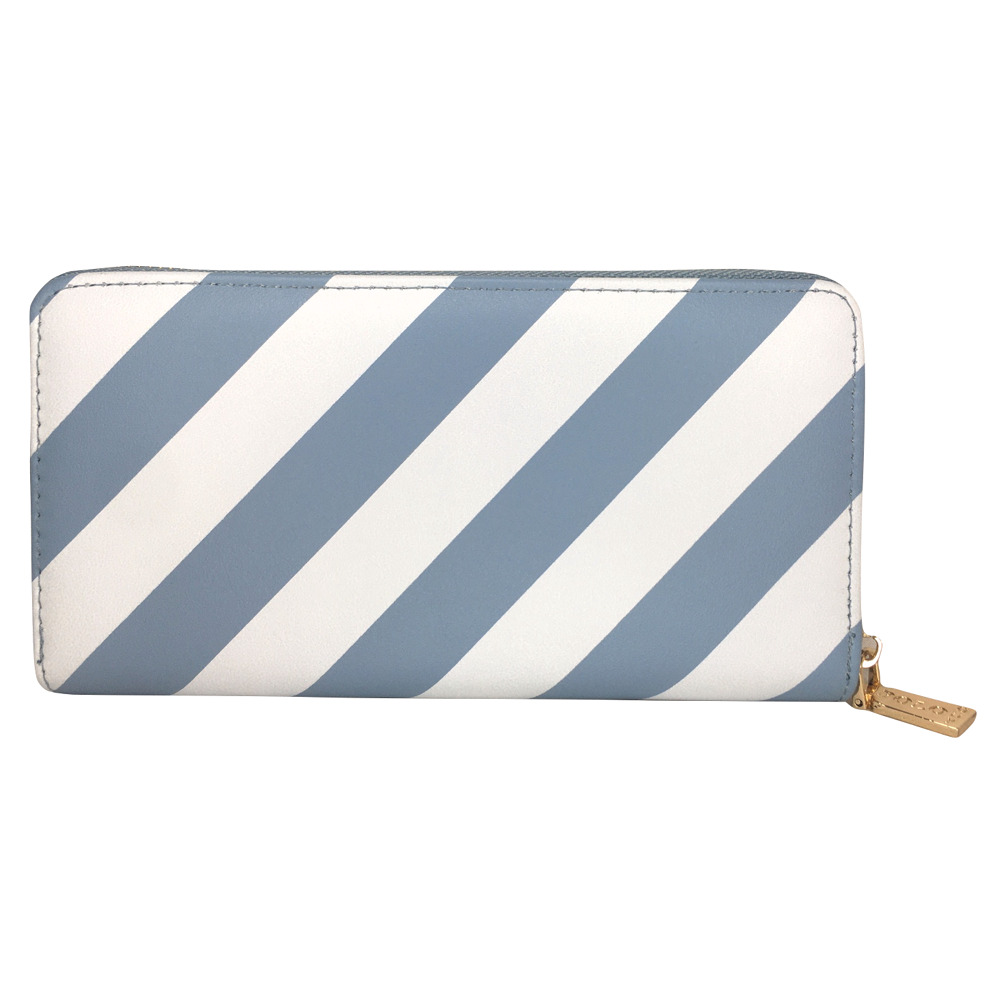 Foto 4 pulgar | Cartera para Dama Polo Guy de Vinil Moderna Azul