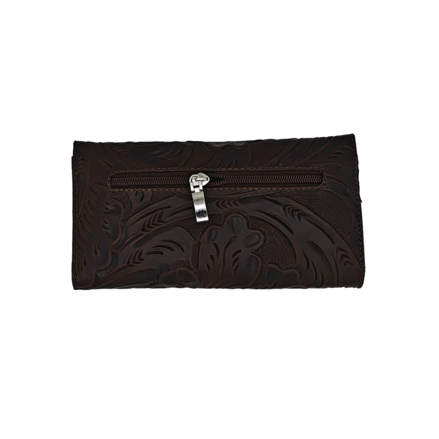Foto 4 pulgar | Cartera En Piel Vacuno Cincelada Fana Fanny Café