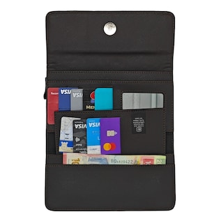 Foto 4 | Cartera En Piel Vacuno Cincelada Fana Fanny Café