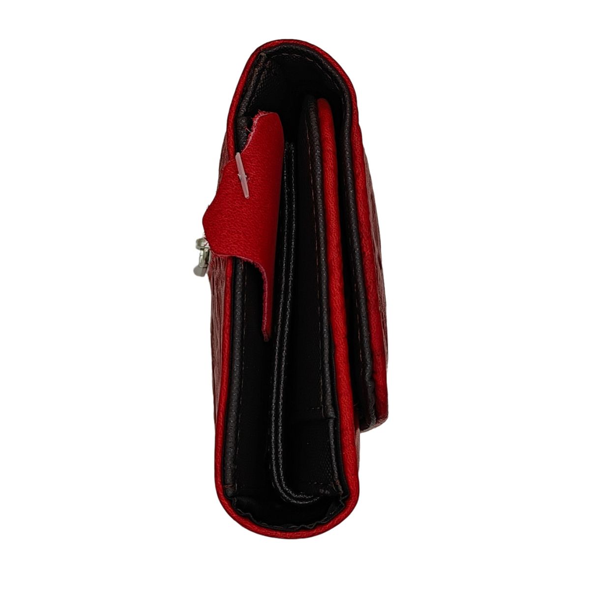 Foto 2 | Cartera En Piel Vacuno Cincelada Fana Fanny Rojo