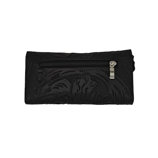 Foto 3 | Cartera En Piel Vacuno Cincelada Fana Fanny Negro