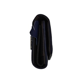 Foto 2 | Cartera En Piel Vacuno Cincelada Fana Fanny Azul Marino