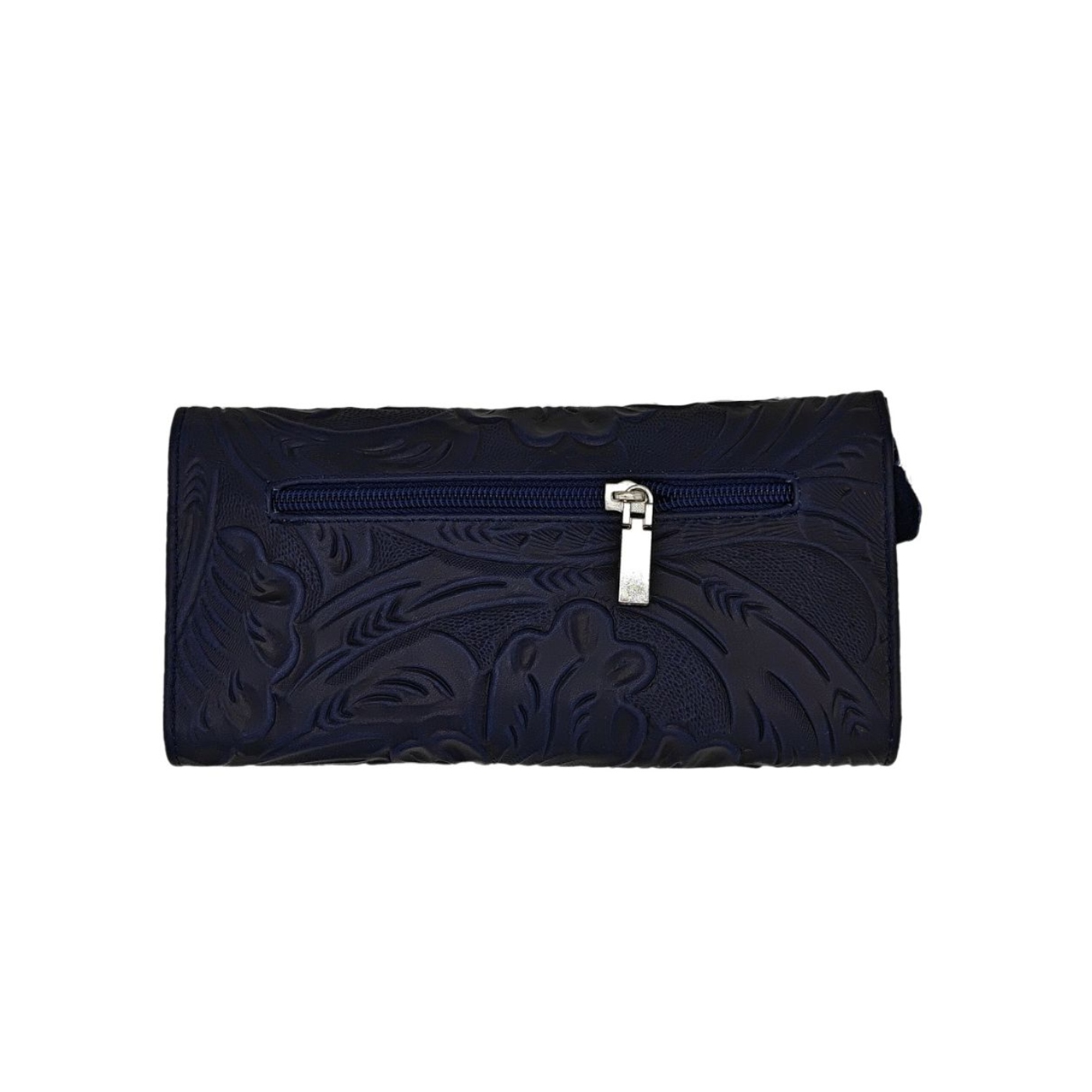 Foto 5 pulgar | Cartera En Piel Vacuno Cincelada Fana Fanny Azul Marino