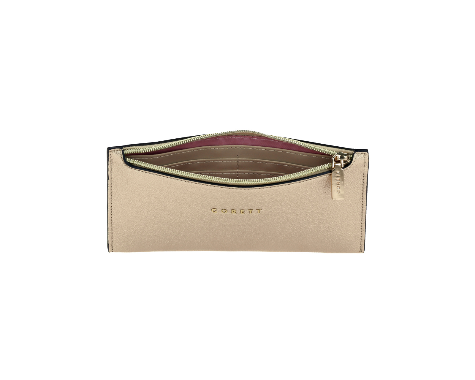 Foto 7 | Cartera Gorett Dorada para Mujer