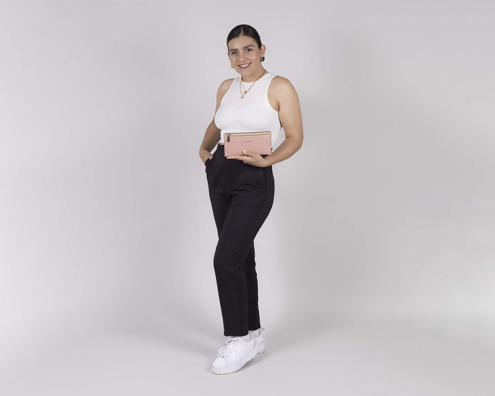 Foto 8 | Cartera Gorett Rosa para Mujer