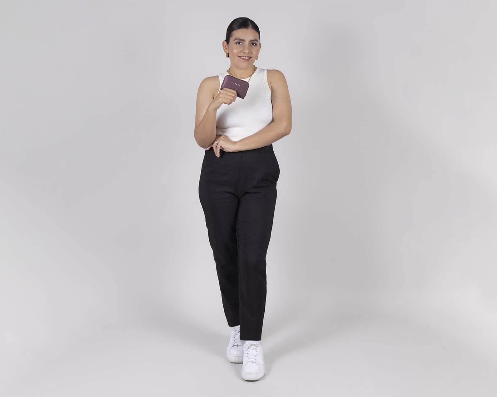 Foto 9 pulgar | Cartera Gorett Morada para Mujer