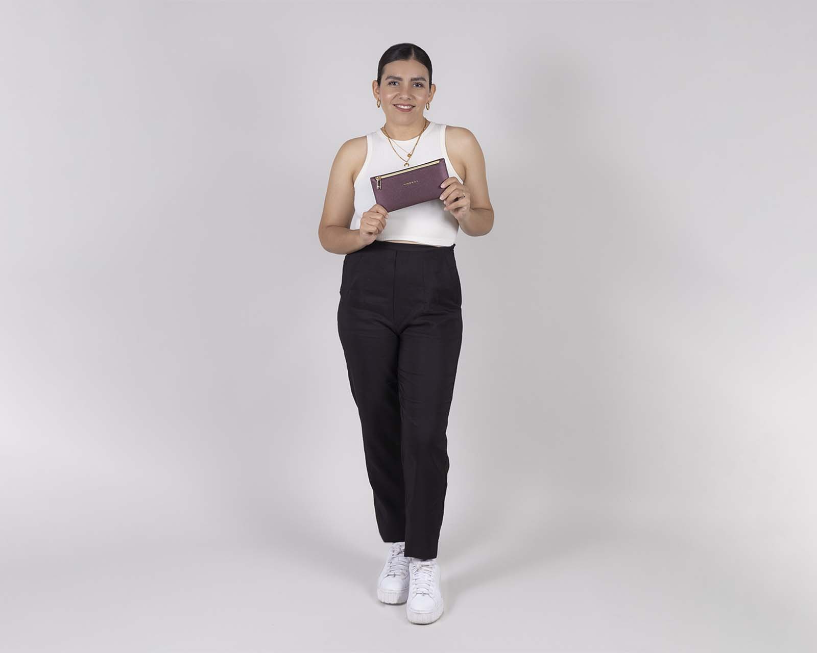 Foto 9 pulgar | Cartera Gorett Morada para Mujer