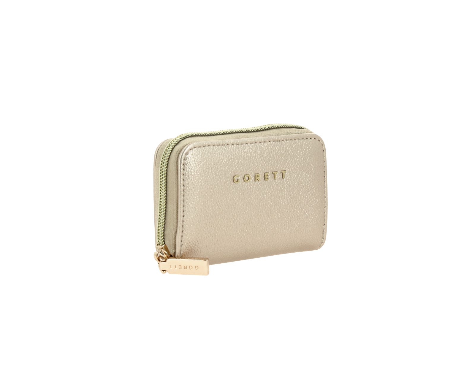 Foto 7 pulgar | Cartera Gorett Dorada para Mujer