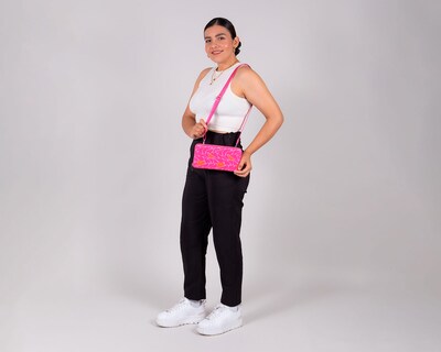 Foto 8 | Cartera Gorett Rosa para Mujer