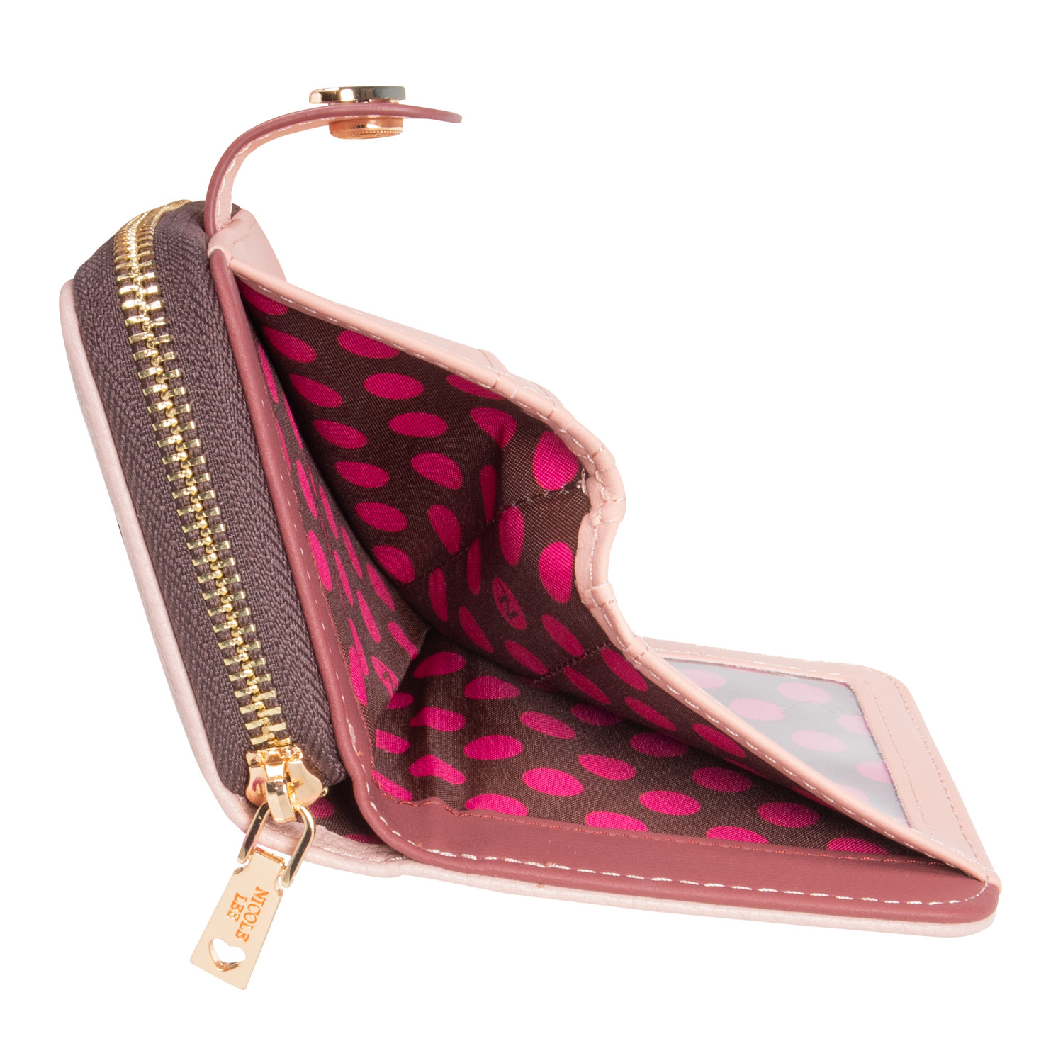 Foto 4 | Cartera con Tarjetero Nicole Lee Rosa