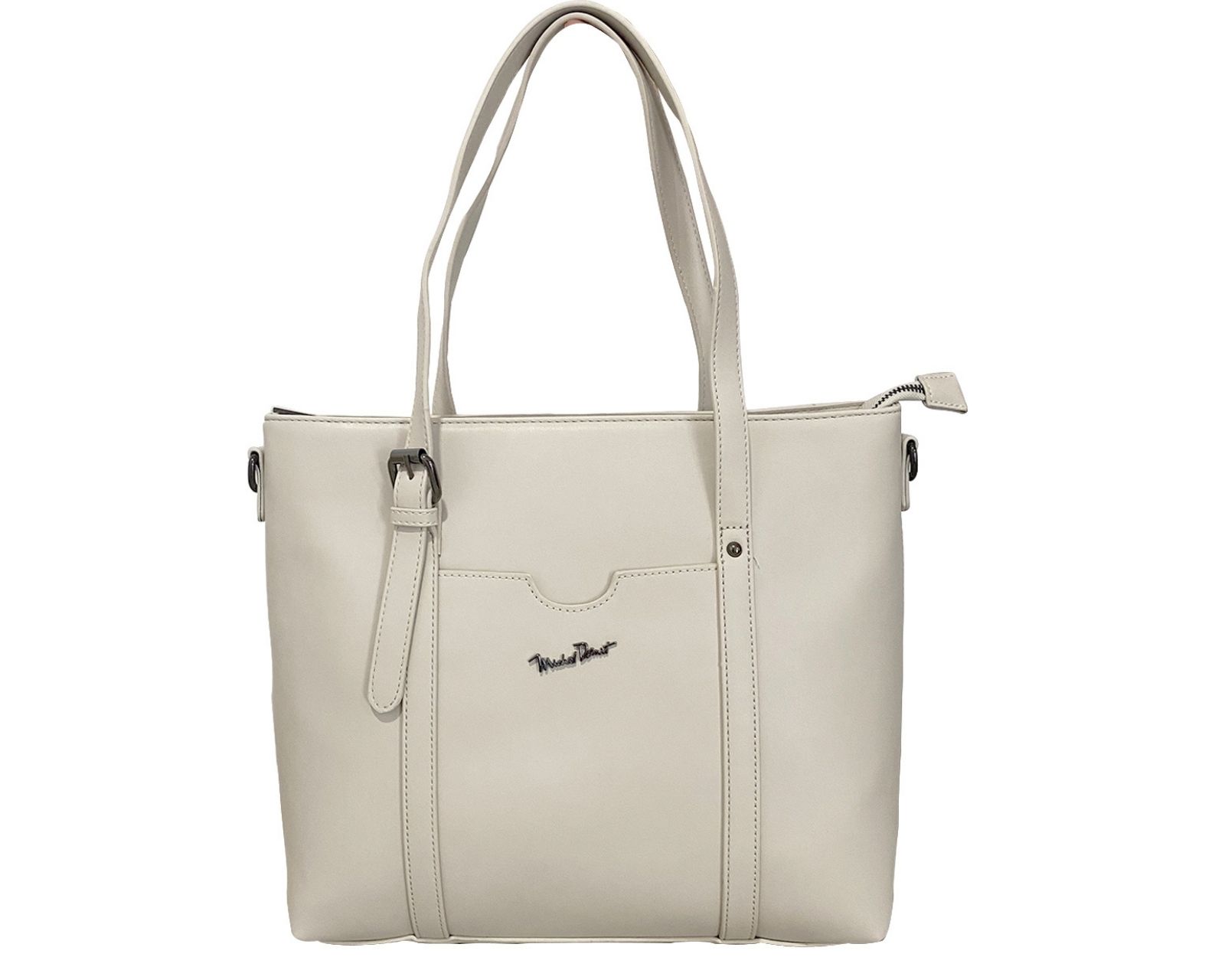 Foto 1 | Bolsa Roma Tote Grande  Michel Domit Blanco