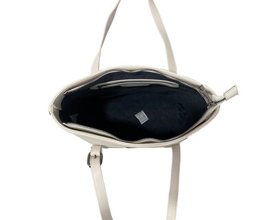 Foto 5 | Bolsa Roma Tote Grande Michel Domit Blanco