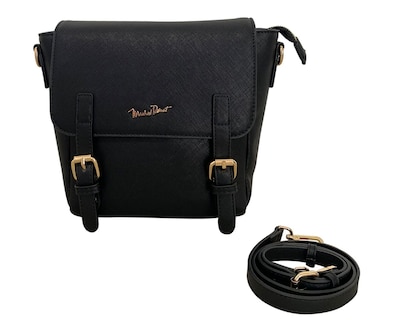 Foto 2 | Bolsa Trieste Crossbody Michel Domit Negro
