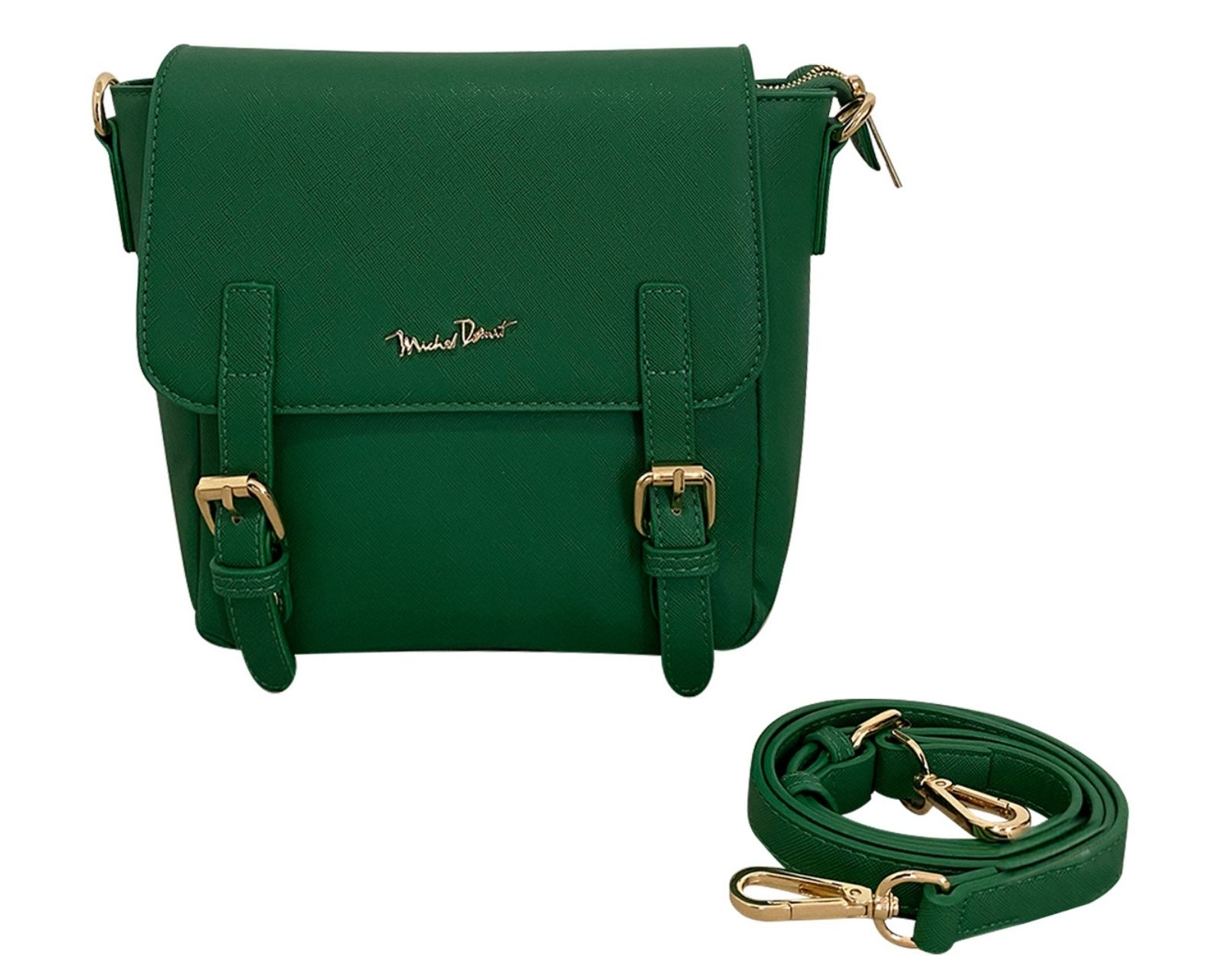 Foto 2 | Bolsa Trieste Crossbody Michel Domit Verde