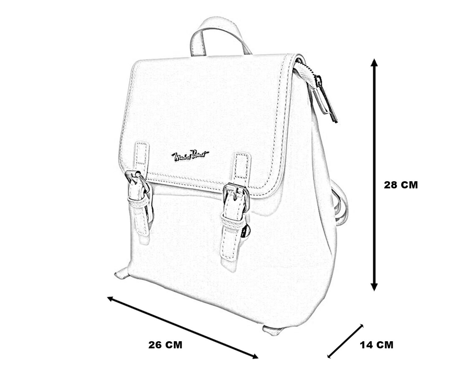 Foto 5 | Bolsa Bck Pack Roma Michel Domit Negro