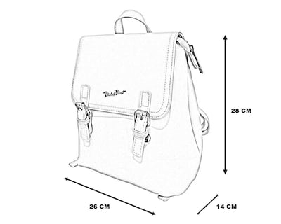 Foto 5 | Bolsa Bck Pack Roma Michel Domit Negro