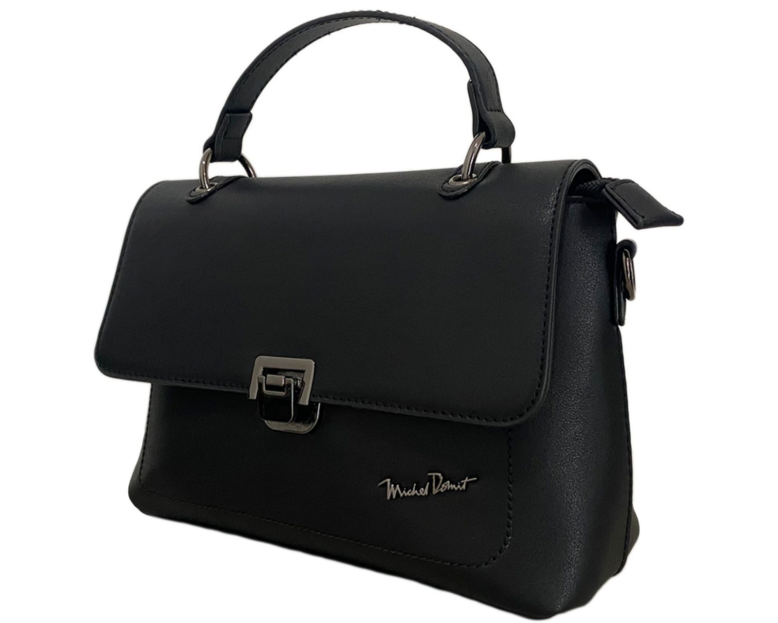 Foto 4 pulgar | Bolsa Crosbody Milan Michel Domit Negro