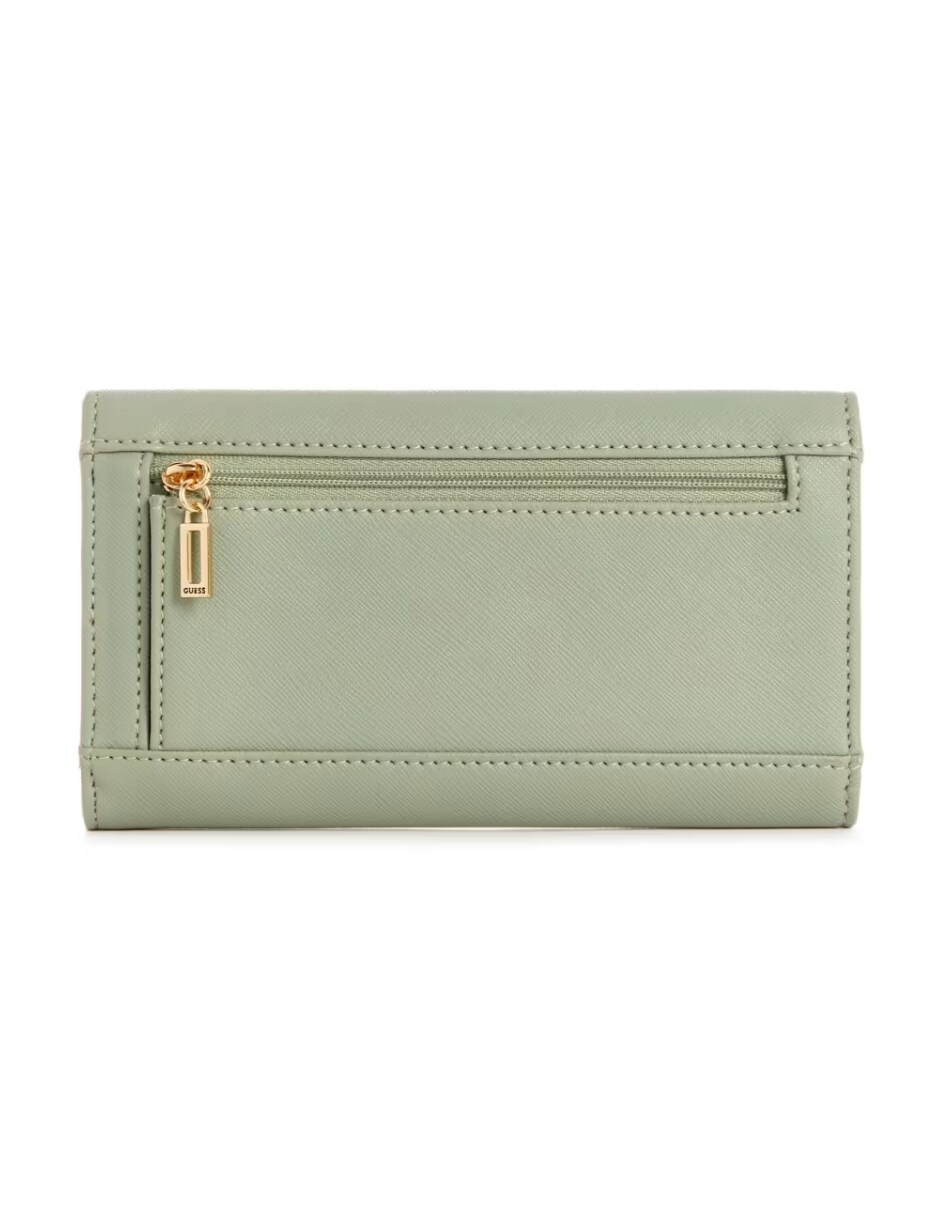 Cartera Guess Abree Slim Clutch Verde | Coppel.com