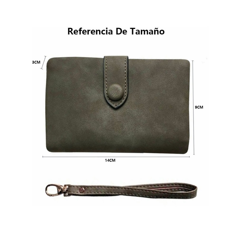 Foto 1 | Cartera De Pu Cuero Verde Olivo