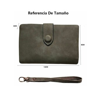 Foto 1 | Cartera De Pu Cuero Verde Olivo
