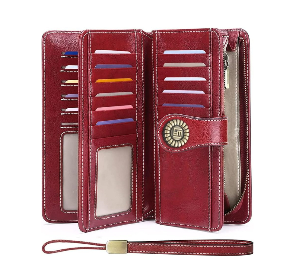 Foto 1 | Cartera Para Mujer Gran Capacidad Rojo