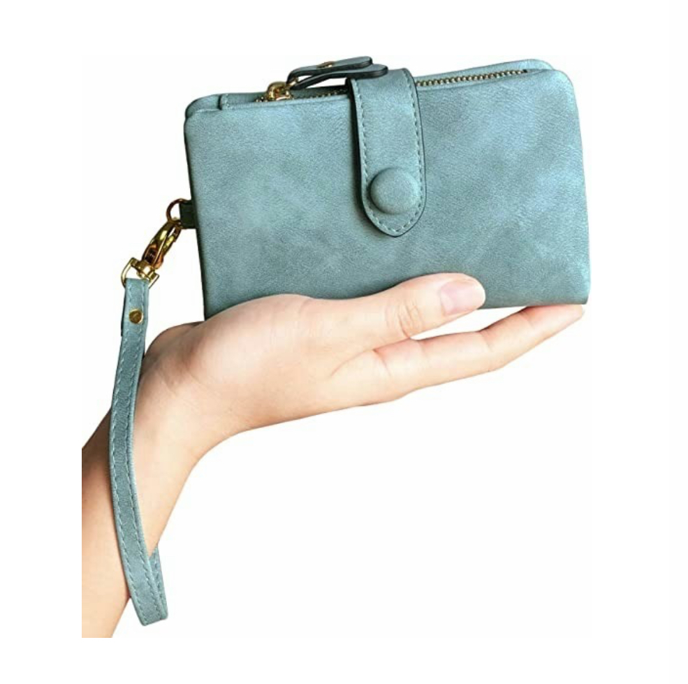 Foto 3 | Cartera De Pu Cuero Azul