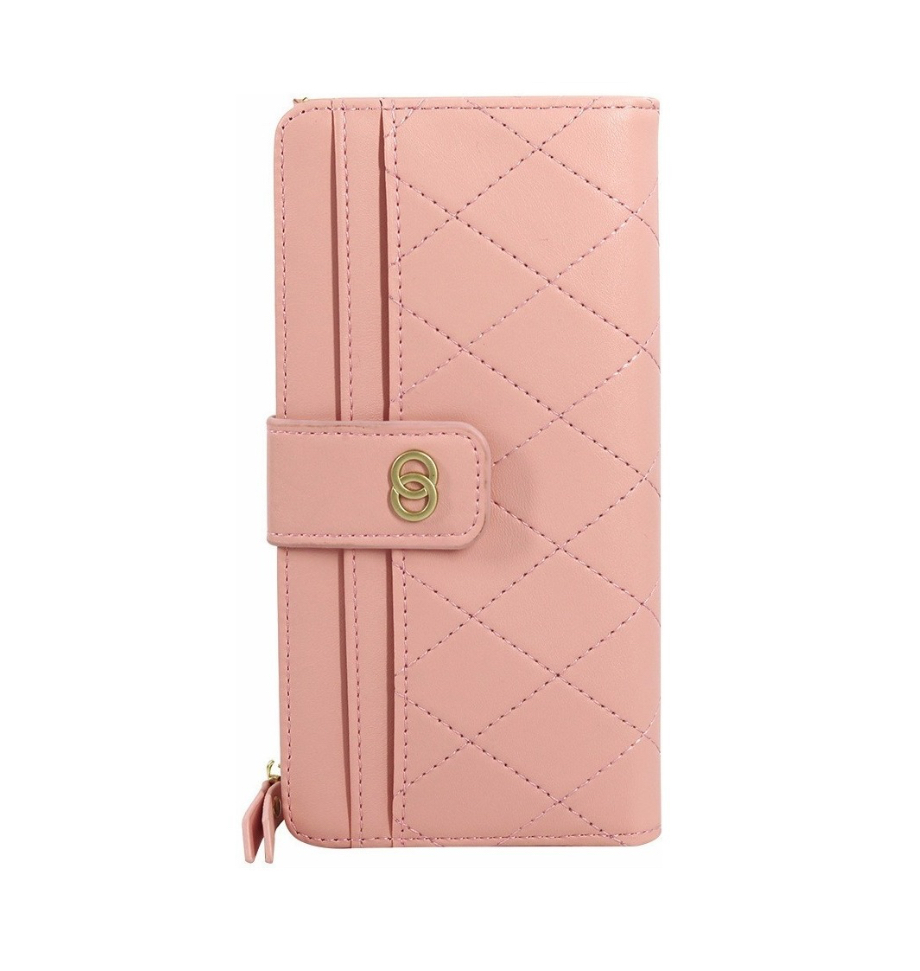 Cartera De Cuero Mujer Rosa