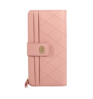 Foto 1 | Cartera De Cuero Mujer Rosa