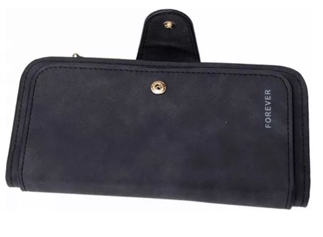 Foto 3 | Cartera Con Monedero Para Mujer, Negro