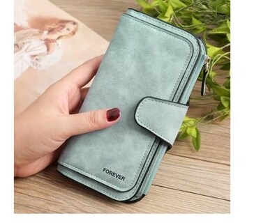 Foto 2 | Cartera Con Monedero Para Mujer, Verde