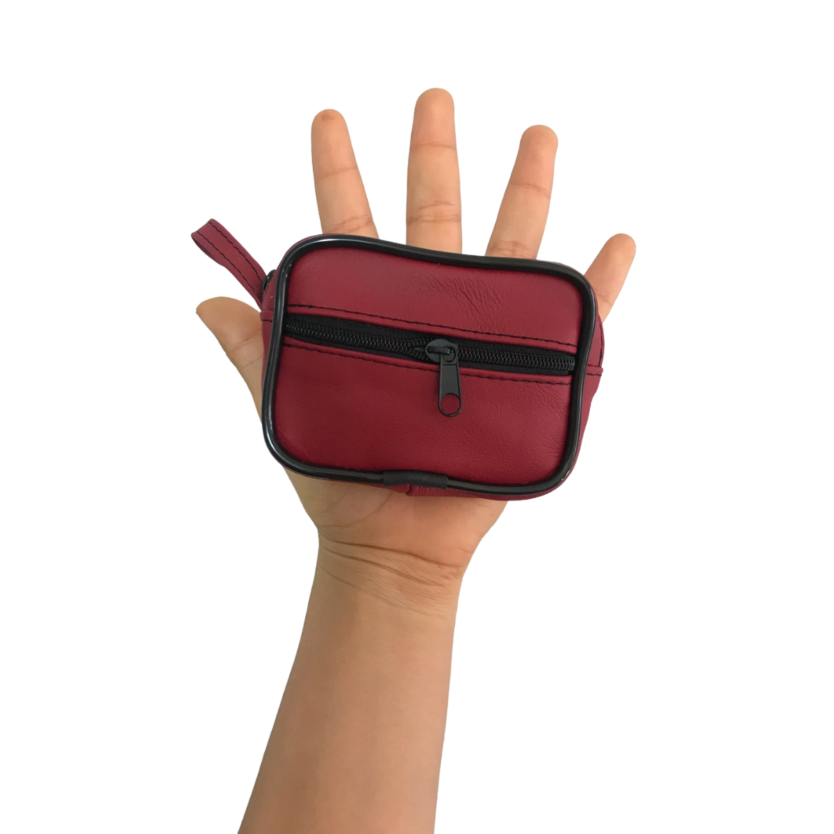 Foto 5 | Monedero de Piel Rojo para Mujer